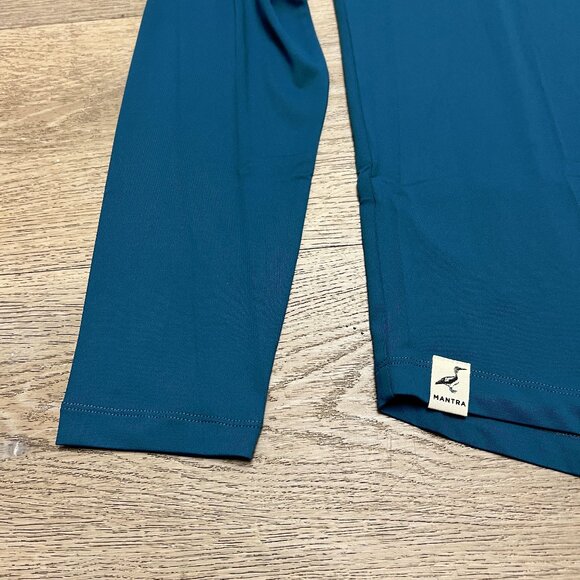Mantra Polo Shirt Large Long Sleeve Pacific Blue Catalyst Performance Golf NEW - Picture 2 of 12